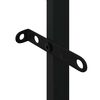 vidaXL Brennholzregal Schwarz 100x30x209 cm Stahl