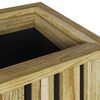vidaXL Pflanzk&auml;sten Braun 33 x 33 x 65 cm Impr&auml;gniertes Kiefernholz
