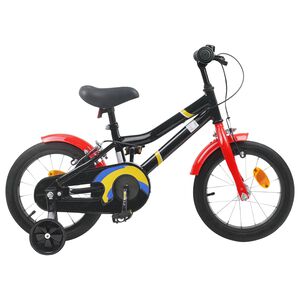 vidaXL Kinderfahrrad 12 Zoll f&uuml;r 2-4 Jahre alt Schwarz Rot