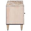 vidaXL TV-Schr&auml;nk Wei&szlig; 105 x 33,5 x 46 cm Massivholz Mango
