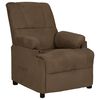 vidaXL Relaxsessel Braun Mikrofasergewebe