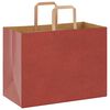 vidaXL Papiertragetaschen 250 Stk. mit Henkeln Rot 32x17x25 cm