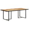 vidaXL Esstisch 200 cm Raues Mangoholz