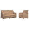 vidaXL Sofa-Set 2 pcs Cappuccino Kunstleder