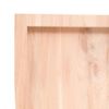 vidaXL Tischplatte 180x60x(2-6) cm Massivholz Eiche Unbehandelt