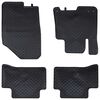 vidaXL Autofu&szlig;matte 4 pcs Schwarz Geeignet f&uuml;r TUCSON 2020- Gummi
