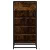vidaXL Schuhregal R&auml;uchereiche 48x38x97,5 cm Holzwerkstoff