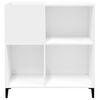 vidaXL Plattenschrank Wei&szlig; 84,5x38x89 cm Holzwerkstoff