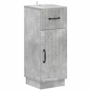 vidaXL Badezimmer Aufbewahrungsschrank HOORN Betongrau 30 x 31 x 77 cm