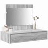 vidaXL Schminktisch mit Schubladen Grau 83 x 40 x 70 cm Holzwerkstoff