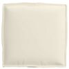 vidaXL Kissen 2 pcs Creme 40 x 40 x 8 cm Oxford-Stoff