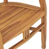 vidaXL 3-tlg. Garten-Essgruppe Teak Massivholz