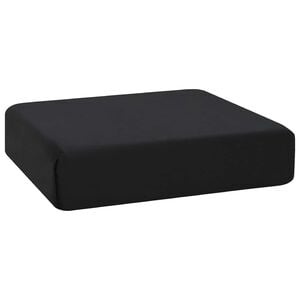 vidaXL Sitzkissen 40 x 40 x 11 cm PU-Schaum Schwarz