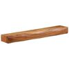 vidaXL Wandregale 2 Stk. 80x17x8 cm Massivholz Akazie