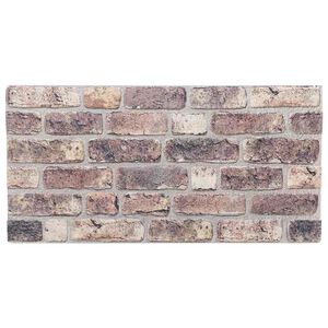 vidaXL 3D-Wandpaneele 10 Stk. Dunkelbraun 100x50 cm EPS