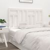 vidaXL Kopfteil Wei&szlig; 125,5x4x100 cm Massivholz Kiefer