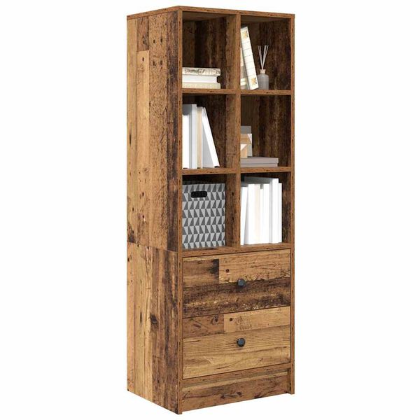 vidaXL Highboard mit Schubladen Altholz 45,5 x 34 x 127 cm