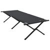 vidaXL Klapp Schlafbett f&uuml;rs Camping 2 pcs Schwarz 210 x 80 x 46 cm