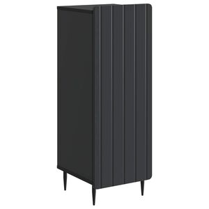 vidaXL Sideboard Schwarz 34,5 x 33 x 92 cm Holzwerkstoff
