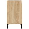 vidaXL Waschbeckenunterschrank Sonoma-Eiche 58x33x60 cm Holzwerkstoff