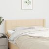 vidaXL Kopfteil mit Ohren Creme 147x16x78/88 cm Stoff