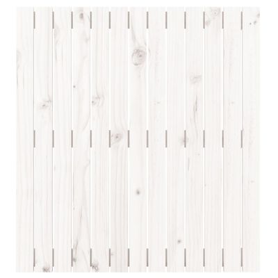 vidaXL Wand-Kopfteil Weiß 82,5x3x90 cm Massivholz Kiefer