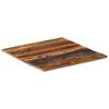 vidaXL Tischplatte Quadratisch 60x60 cm 15-16 mm Altholz Massiv