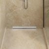 vidaXL Wandmontierter Duschablauf Silber 70 cm Edelstahl 304