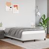 vidaXL Bettgestell ohne Matratze Wei&szlig; 120x190 cm Kunstleder