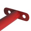 vidaXL Turnstangen 2 Stk. 125 cm Stahl Rot