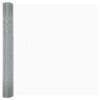 vidaXL Zaun mit Pfosten Silber 1,4 x 25 m Stahl