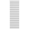 vidaXL Doppelrollo Hellgrau 75x200 cm Stoffbreite 70,9 cm Polyester