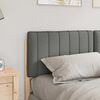 vidaXL Gepolstertes Kopfteil mit Kopfteil Braun und Hellgrau 150 cm