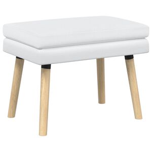 vidaXL Doppellagige Bank Wei&szlig; 60 x 40 x 46 cm Stoff