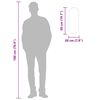 vidaXL Wandspiegel Silbern 50x20 cm Oval