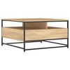 vidaXL Couchtisch Sonoma-Eiche 80x80x45 cm Holzwerkstoff