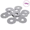 vidaXL Unterlegscheiben 9000 pcs Silber Eisen