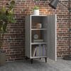 vidaXL Sideboard Grau Sonoma 34,5x34x90 cm Holzwerkstoff