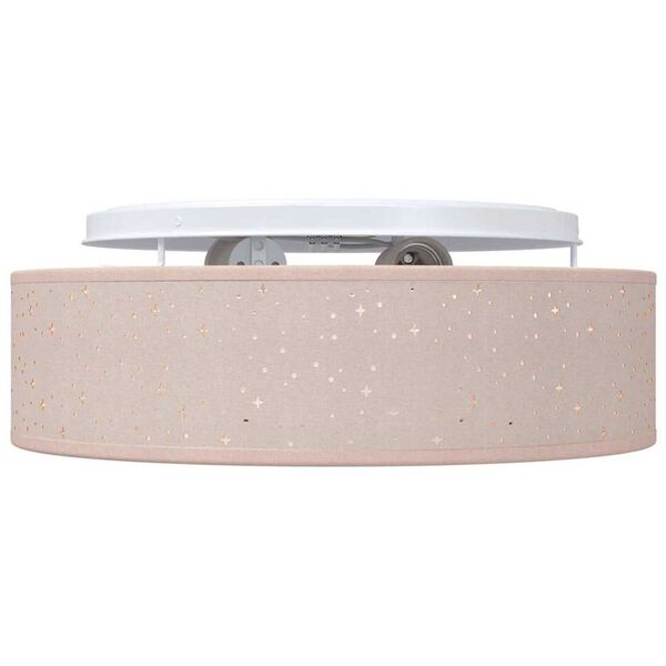 vidaXL Deckenlampe mit Strahlern Taupe 38 x 38 x 13,5 cm Stoff
