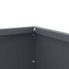 vidaXL Raseneinfassung 6 pcs Anthrazit 60 x 60 x 13 cm Stahl