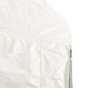 vidaXL Pavillon mit Dach Wei&szlig; 11,15x4,08x3,22 m Polyethylen