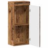 vidaXL Badezimmer-Wandschrank mit T&uuml;r TULUM Altholz 37 x 24,5 x 86 cm