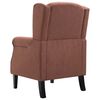 vidaXL Sessel Braun Stoff