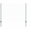 vidaXL Sechseckzaun mit Pfosten 100 x 1,6 m PVC-beschichteter Stahl