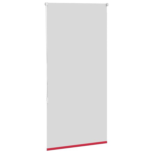 vidaXL Verdunkelungsrollo Rot 85x130 cm Stoffbreite 80,7 cm Polyester