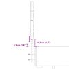 vidaXL Boxspringbett mit Matratze Creme 180x200 cm Stoff