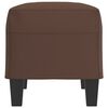 vidaXL Sitzbank Braun 70x35x41 cm Kunstleder