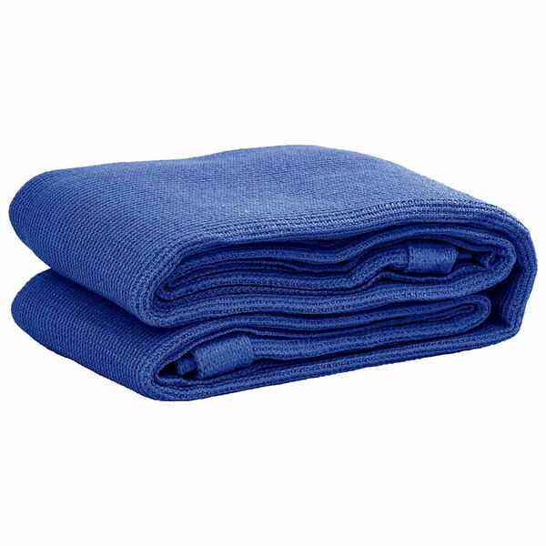 vidaXL Zeltteppich 200x200 cm Blau HDPE