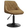 vidaXL Barhocker Braun Samt