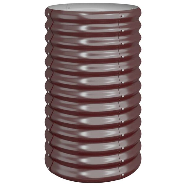 vidaXL Pflanzk&uuml;bel Verzinkter Stahl 40x40x68 cm Braun